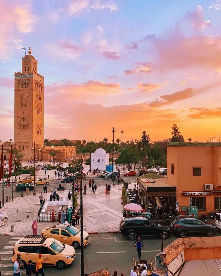 Marrakech city Morocco